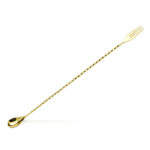 Golden trident bar spoon