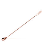 Copper trident bar spoon