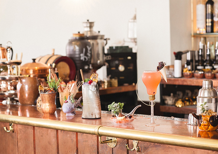 Bar with cocktail - The Spirit Lab Advanced Mixology course