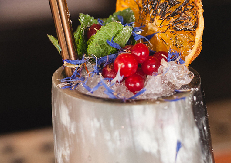 Detail of a stunning cocktail - The Spirit Lab Advanced Mixology course